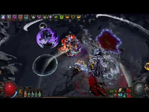 POE: Fastest Uber Elder Kill  - 1min 40secs - Summoner and Necromancer
