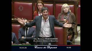 FRATOIANNI: “GOVERNO SENZA POSIZIONE SU IRAN, MELONI VENGA IN AULA E DICA LA VERITÀ”