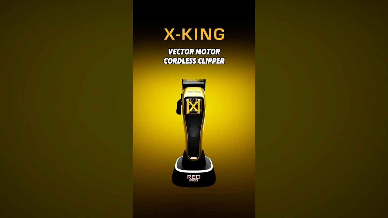 Red Pro X-King Clipper: Unleashing the Power of the Vector Motor! 🔥💇‍♂️#redpro #haircutting