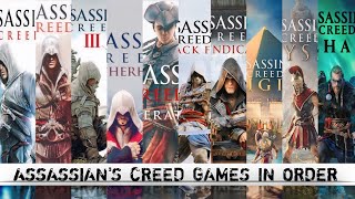 ASSASSIN'S CREED GAMES IN ORDER #assassinscreed #assassiancreedmirage