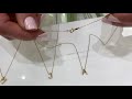14 Karat Gold Necklace With Initial