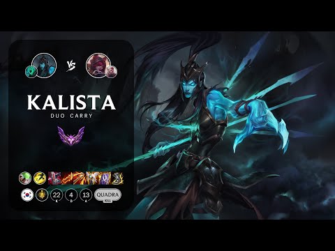 Kalista ADC vs Xayah - KR Master Patch 13.6
