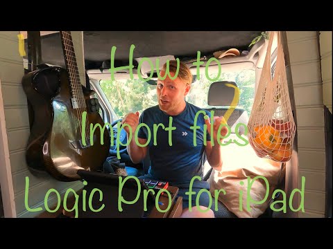 How to import files in Logic Pro for iPad #logicproipad ... - YouTube