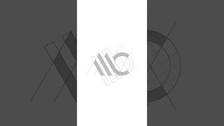 Speed art logo/monograma M + C com grid no Adobe Illustrator