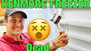 Dead Kenmore Frigidaire Upright Freeze — Not Cooling at All | Quick Thermostat Fix