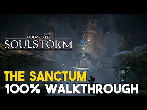 Oddworld Soulstorm The Sanctum 100% Walkthrough (All Mudokon, Royal Jelly & Secret Areas)