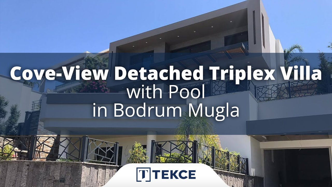Spacieuse Villa Individuelle Vue Imprenable Mer à Mugla Bodrum