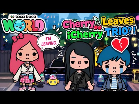 Cherry LEAVES The iCherry Trio?! - Toca Life World