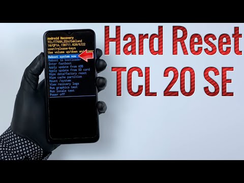 Hard Reset TCL 20 SE | Factory Reset Remove Pattern/Lock/Password (How to Guide)