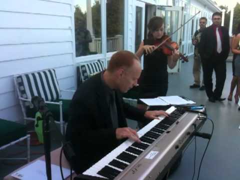 Jon Schmidt and Laura Potter playing "Love Story Meets Viva la Vida"