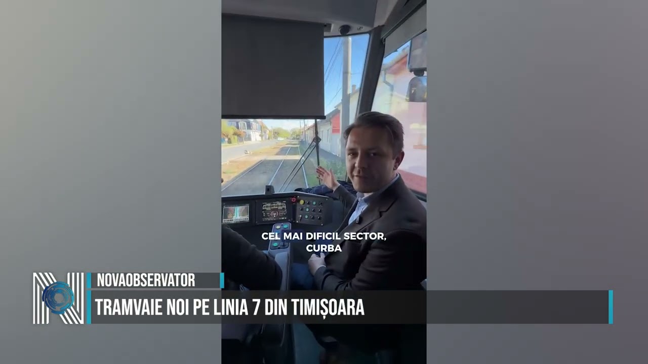 Tramvaie noi pe linia 7 din Timișoara