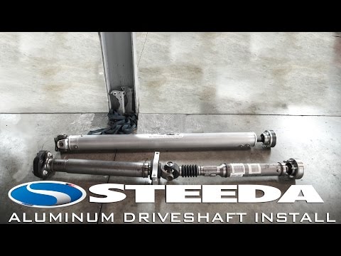 2015 Mustang Driveshaft Shop Aluminum Driveshaft Install - Steeda