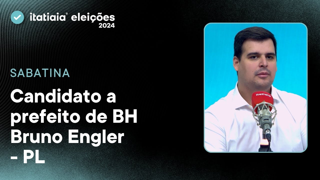 CANDIDATO A PREFEITO DE BH, BRUNO ENGLER (PL) É ENTREVISTADO POR JORNALISTAS DA ITATIAIA