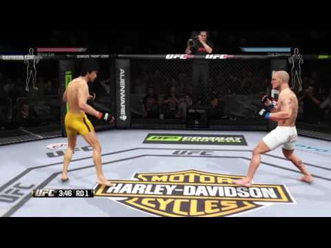 EA Sports UFC 002 - Bruce Lee vs Cub Swanson FULL FIGHT