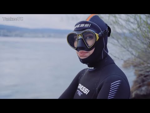 Freediving Training by Swiss TV Presenter - Cressi Wetsuit and Hood