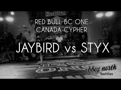 Top 8 - Jaybird vs Styx | RED BULL BC ONE CANADA CYPHER 2016 | BBOY NORTH
