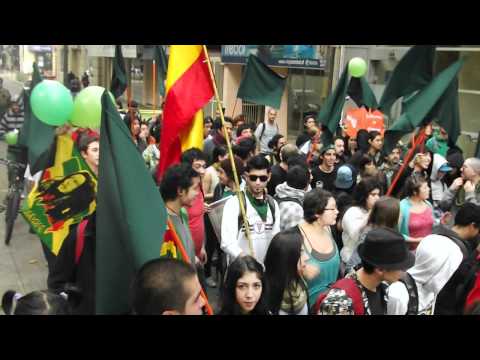 marcha para legalizar la marihuana del 5 de mayo del 2012 en temuco //// prensa araucaniaweb