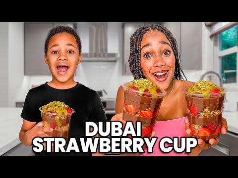 Cali Makes Dubai Chocolate Strawberry Cups