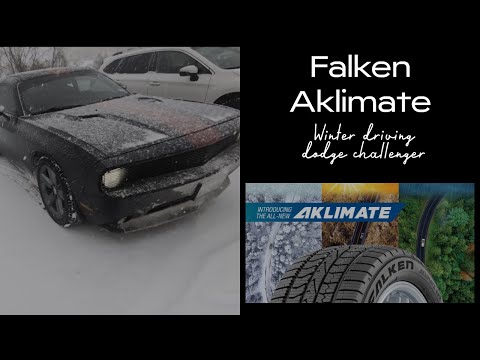 Falken Aklimate winter driving test in challenger!
