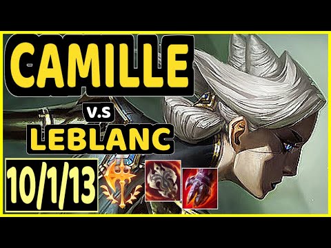 PRETTY (CAMILLE) vs LEBLANC - 10/1/13 KDA MID CHALLENGER GAMEPLAY - EUW