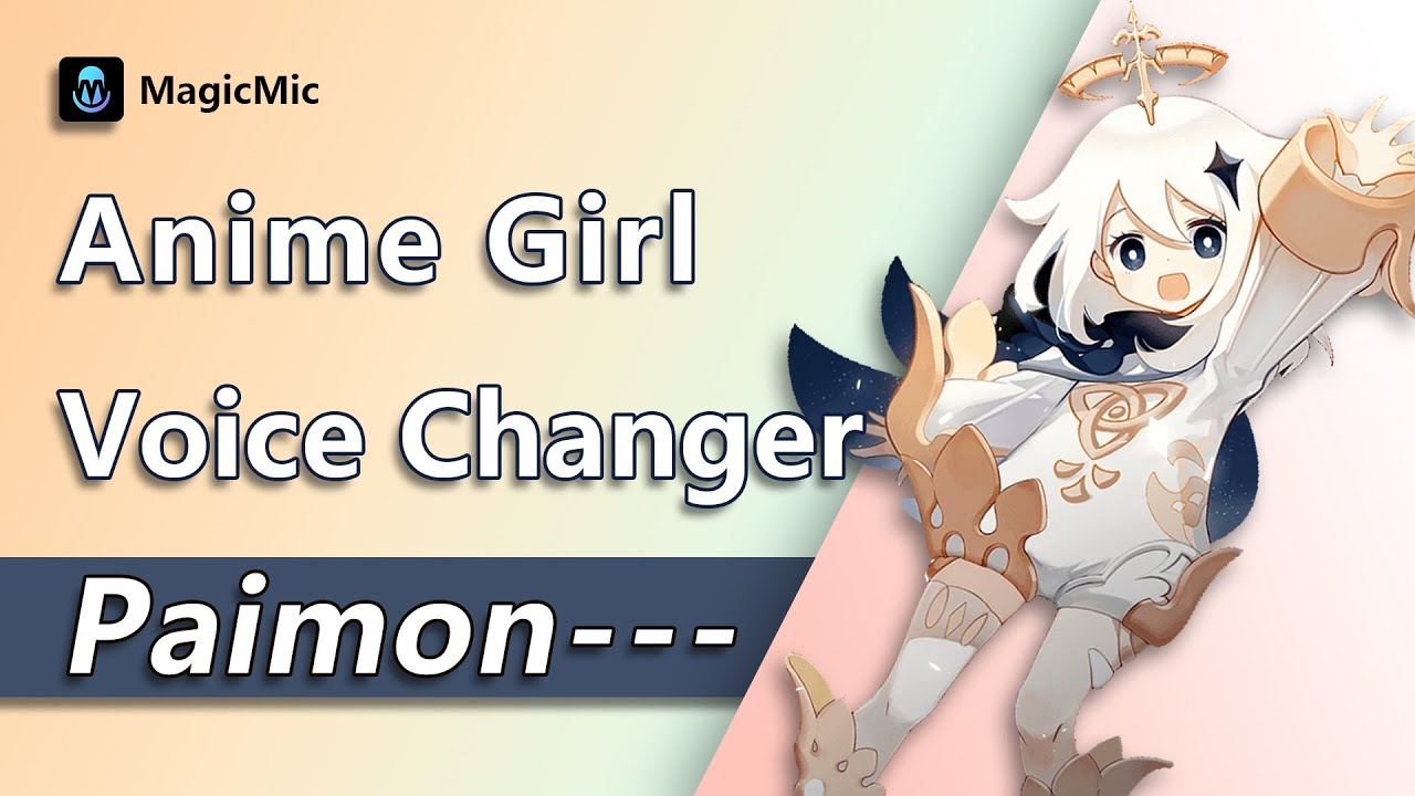 magicmic anime girl voice changer youtube video