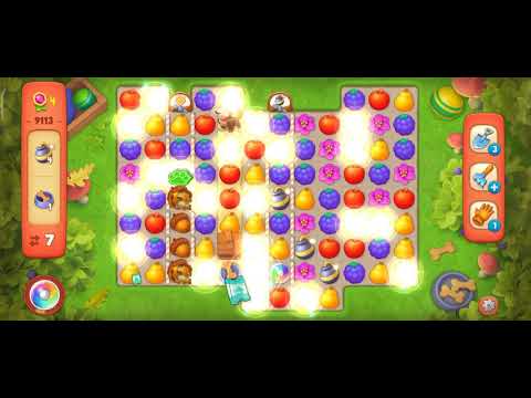 Gardenscapes level 9113 No boosters Hard level