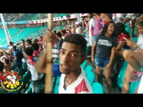 Repórter Favela na Arena Fonte Nova é Bahia Porra