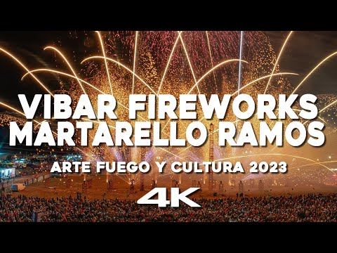 4K | Vibar Fireworks & Martarello Ramos - Festival Internacional de la Pirotecnia 2023 - Mexico
