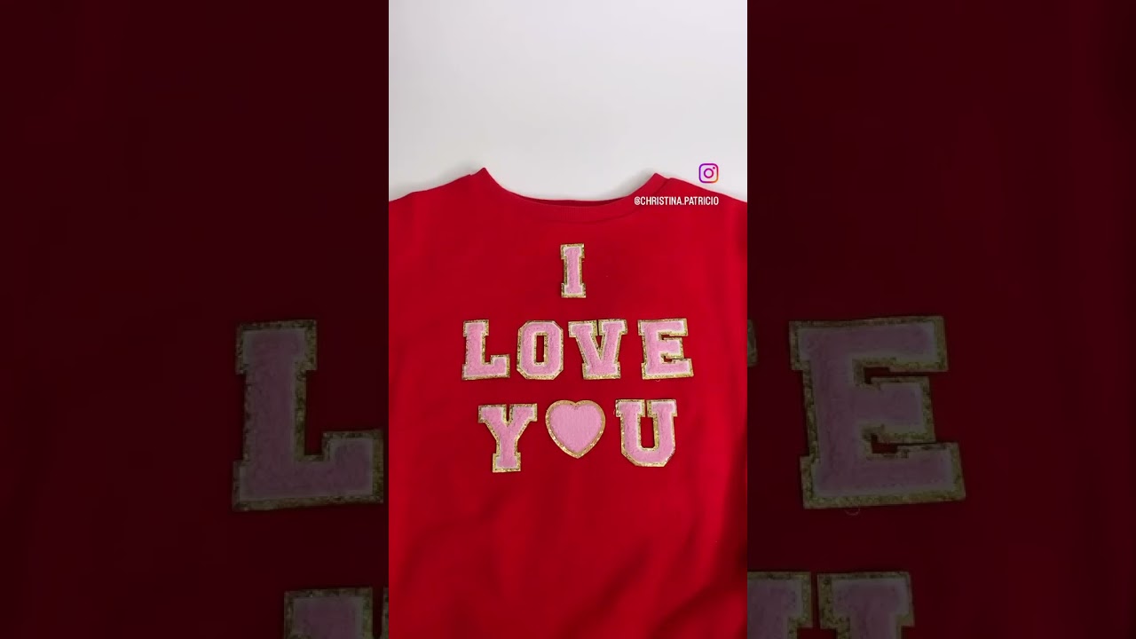 DIY Valentine’s Day Sweatshirt