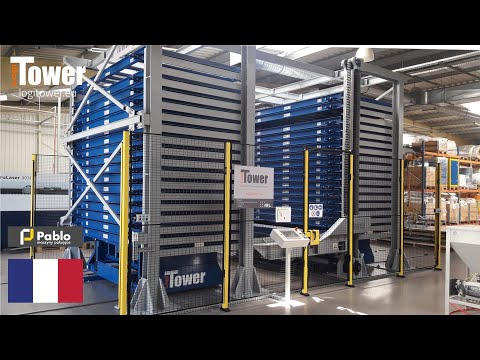 LOGITOWER: PABLO - stockage automatique de tôles chez un fabricant de machine d'emballage