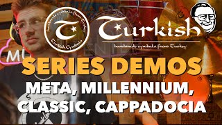 Video thumbnail for Turkish Cymbals - Meta, Millenium, Classic, Cappadocia | Playing Demos by Chuck Levin's Washington Music Center