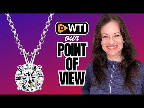 Moissanite Necklace for Women 0.1-12.0CT(3-15mm) Oval/Round Cut Moissanite Pendant 18k Gold Plated Sterling Silver Necklace D Color VVS1 Solitaire Pendant with 18+2 Inch Chain Jewelry for Mom - WTI product video review