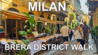 Milan Brera District | Day & Night Walk