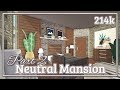 Bloxburg Neutral Mansion Speed Build Part 2