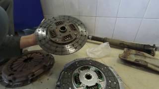 Toyota land cruiser 105 4.2D замена сцепления и Зеленка в действие A-Proved