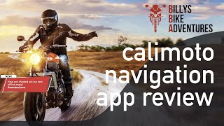 Calimoto navigation app review and functionality