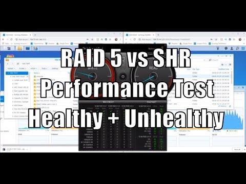 RAID 5 vs SHR Test - Performance Comparison