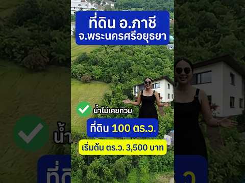 🌳 ที่ดินภาชี อยุธยา 13 ไร่เศษ แบ่งขาย เริ่มต้นเพียง 100 ตร.ว. = 350,000 บาท🌳 – รูปที่ 2