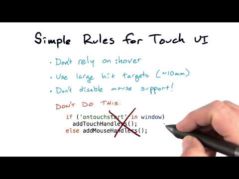 Welcome Mobile Web Development