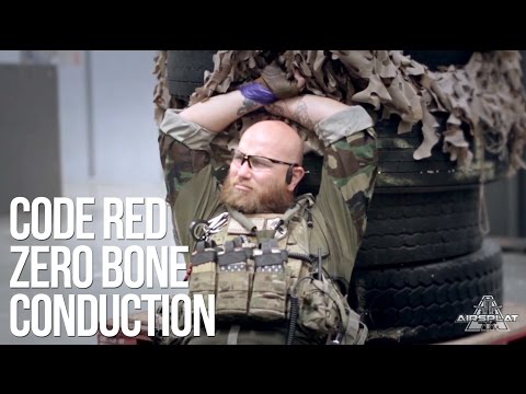 Code Red Battle Zero Bone Conduction Airsoft Headset M6 & Kenwood - AirSplat on Demand