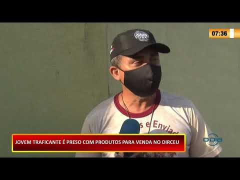 Jovem traficante é pego em flagrante e vai preso 14 10 2020
