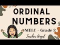 ORDINAL NUMBERS UP TO 20TH|MELC BASED
