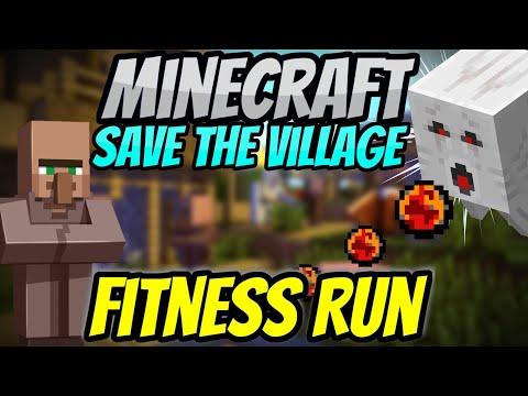 Brain Break For Kids | Minecraft "Save The Village!" Run