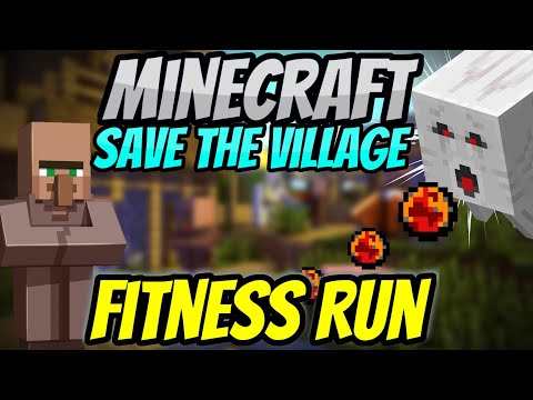 🍪 Minecraft "Save The Village!" 🍪Fitness Run | Brain Break | GoNoodle Inspired