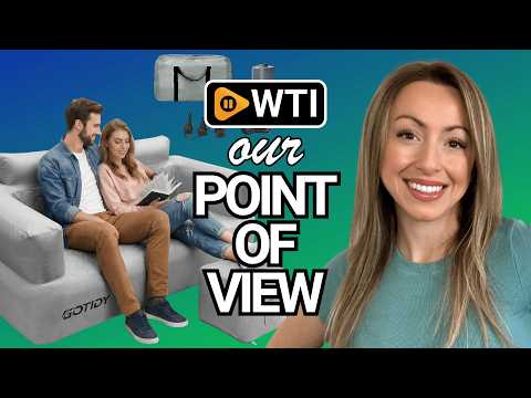 Inflatable Couch Loveseat with Footstool - WTI product video review