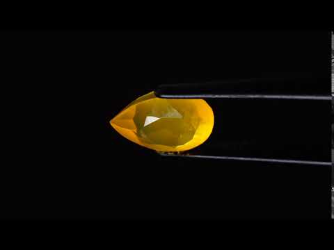 Натуральный оранжевый Опал груша 10.3x7.7мм 1.88ct видео