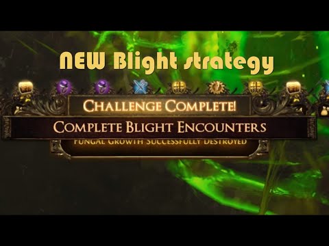 POE - Complete a Rare and Corrupted Blight-Ravaged Map with at least 5 mods