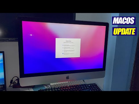 MacOS Monterey 12.1 Update Setup on iMac 5k
