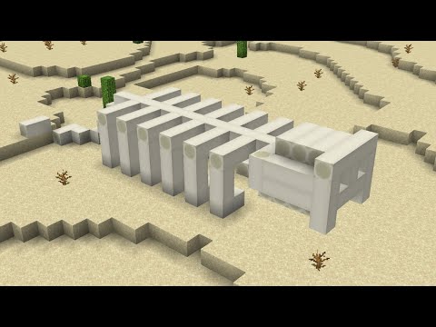 What did Minecraft fossils come from?