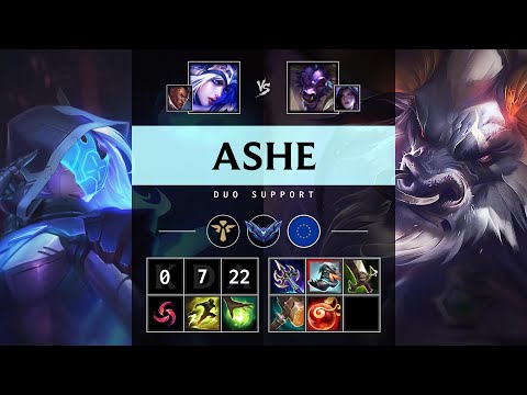 Ashe Support vs Alistar - EUW Diamond Patch 25.15